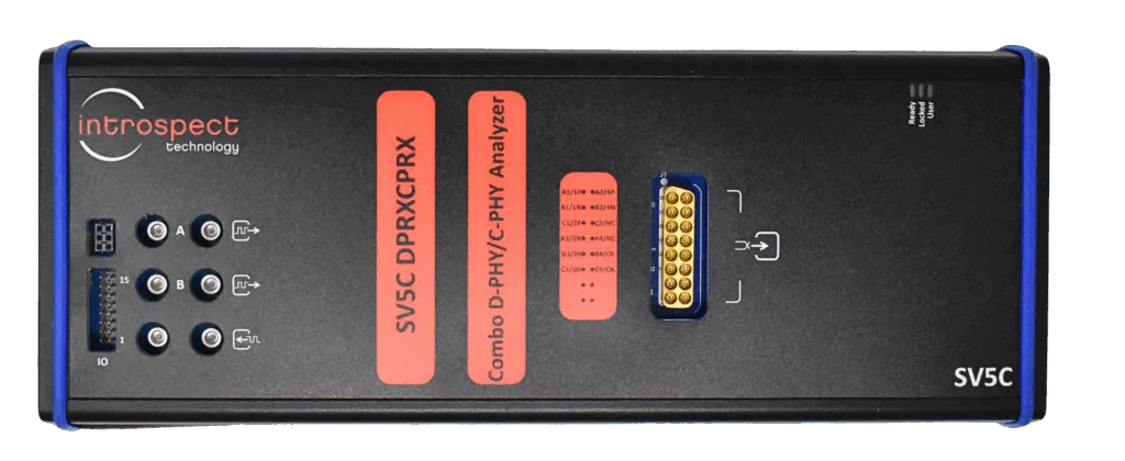 Introspect SV5C-DPRXCPRX MIPI D-PHY and C-PHY Analyzer